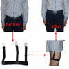 Mens Shirt Stays Garters Elastic