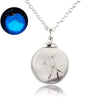 Luminous Dandelion Necklace