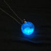 Luminous Dandelion Necklace
