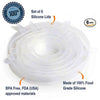 Silicone Stretch Lids, 6-Pack of Various Sizes