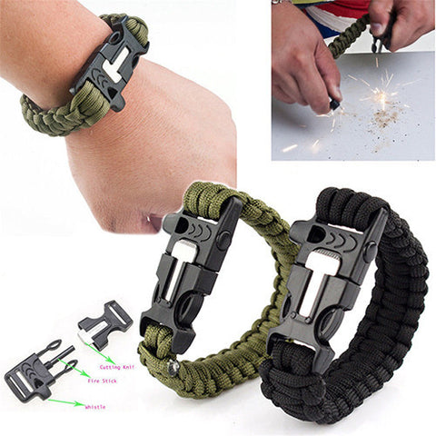 Outdoor Camping Hiking Survival Bracelet