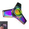 Rainbow Alloy Hand Spinner Tri Fidget Focus Toy