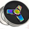 Rainbow Alloy Hand Spinner Tri Fidget Focus Toy