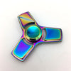 Rainbow Alloy Hand Spinner Tri Fidget Focus Toy